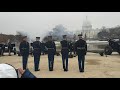 President George H.W. Bush funeral 21 gun salute