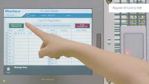 Enhance Security by Pro-face HMI with ID Card (NFC) reader