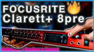 FOCUSRITE CLARETT+ 8pre: Overview & Test (Is it as Good as they say?) 🤔 English Review