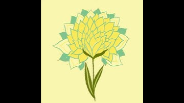 Abstract flower animation in Procreate