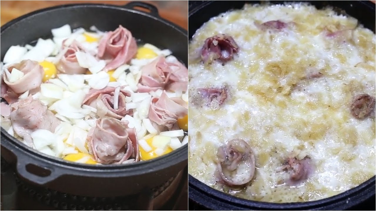 Impressive Bacon Potato Egg Pie! YouTube