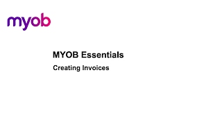 MYOB Essentials - Creating Invoices