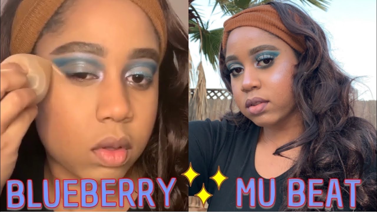How To Slay This Blueberry Makeup Look Youtube 