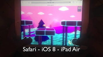 WebGL on iOS8 - Kid Disco test