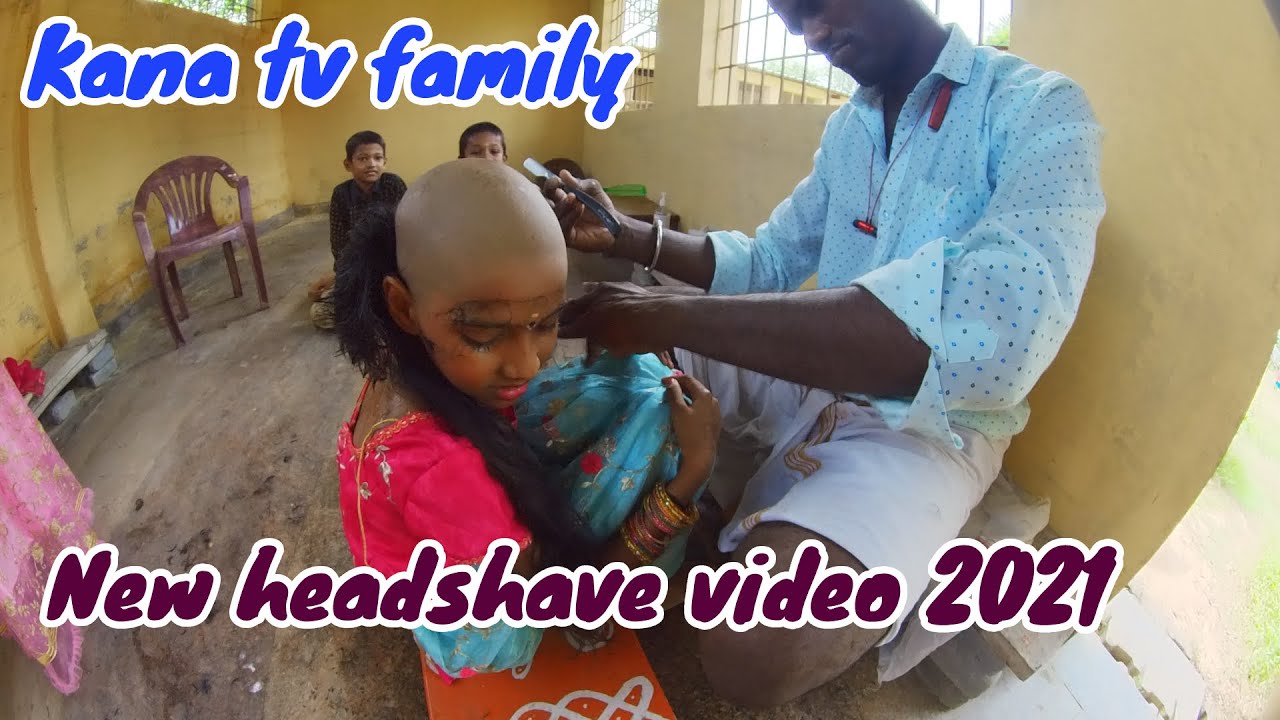 Long hair shave for women | New headshave video 2021 | KanaTv | family mottai vlog மொட்டை