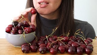 Asmr Eating Sounds Cherries No Talking