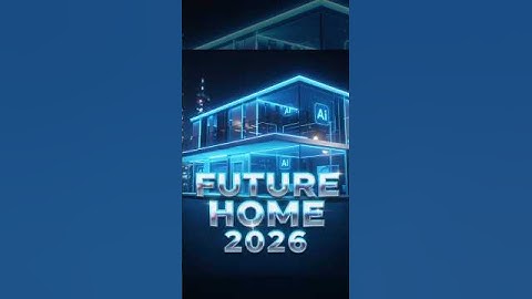 Future Smart House 2026  AI Powered Smart Home TourCGI #SmartHouse #Future Home #2026 #LuxuryLiving