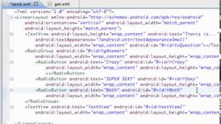 Android Application Development Tutorial   45   RadioButtons in a RadioGroup