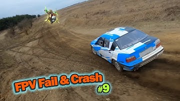 FPV Fail & Crash | COMPILATION #9 - drift and swim