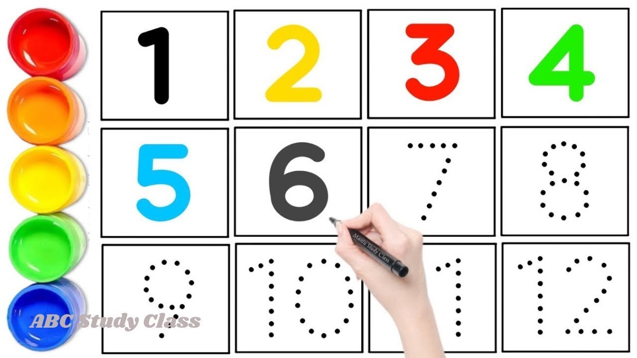 Learn 1234 numbers and ABC Alphabet with phonic sound - YouTube