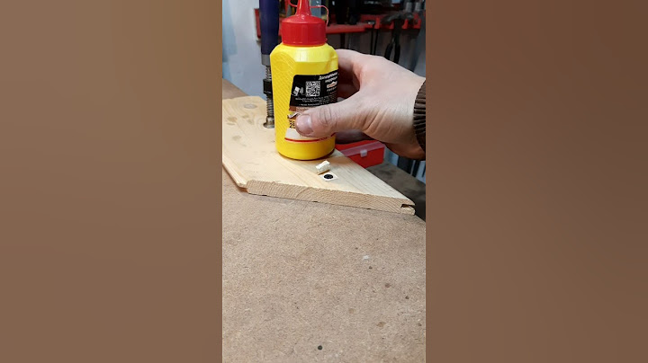 A simple life hack on how to hide the head of a screw in a tree.