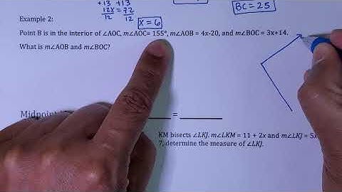 Angle/Segment Addition and Midpoint/Angle Bisector. Part 1