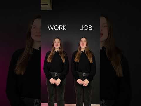 Work vs Job #английскийязык #егэ2024 #подготовка #репетитор #99баллов