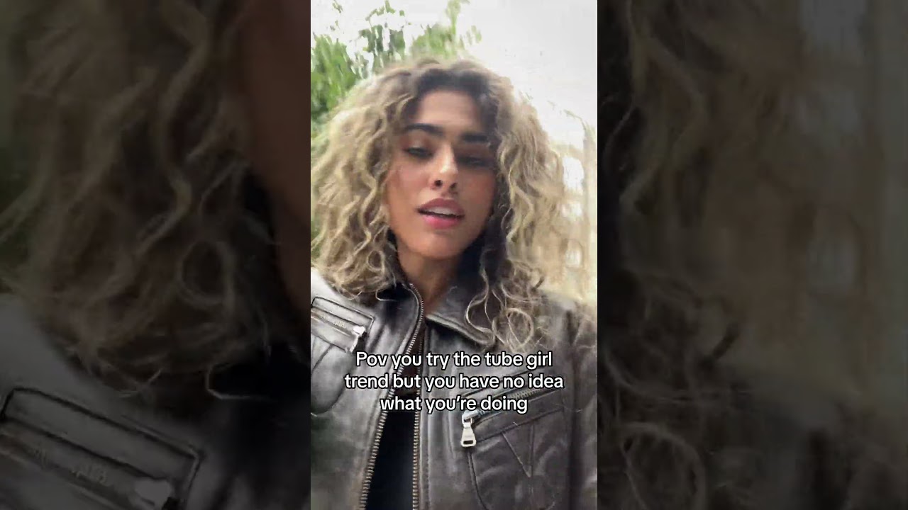 Trying the tube girl trend 