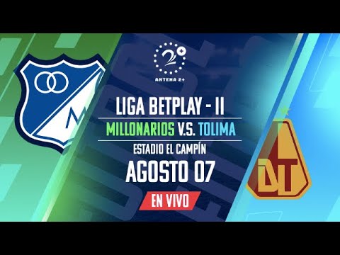 EN VIVO l Millonarios Vs Tolima l Liga BetPlay II - YouTube