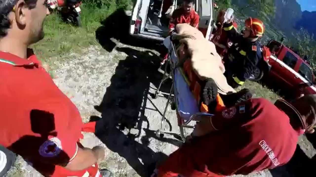 Esercitazione Casermetta Militare - Vigili del fuoco Ospedaletto, 118 (TN)