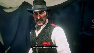 Dutch's Reaction When Arthur Asks Him About Micah And His Gang - RDR2