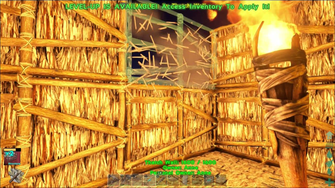 ARK SURVIVAL EVOLVED S3E004 HOW TO BUILD A THATCH CASTLE