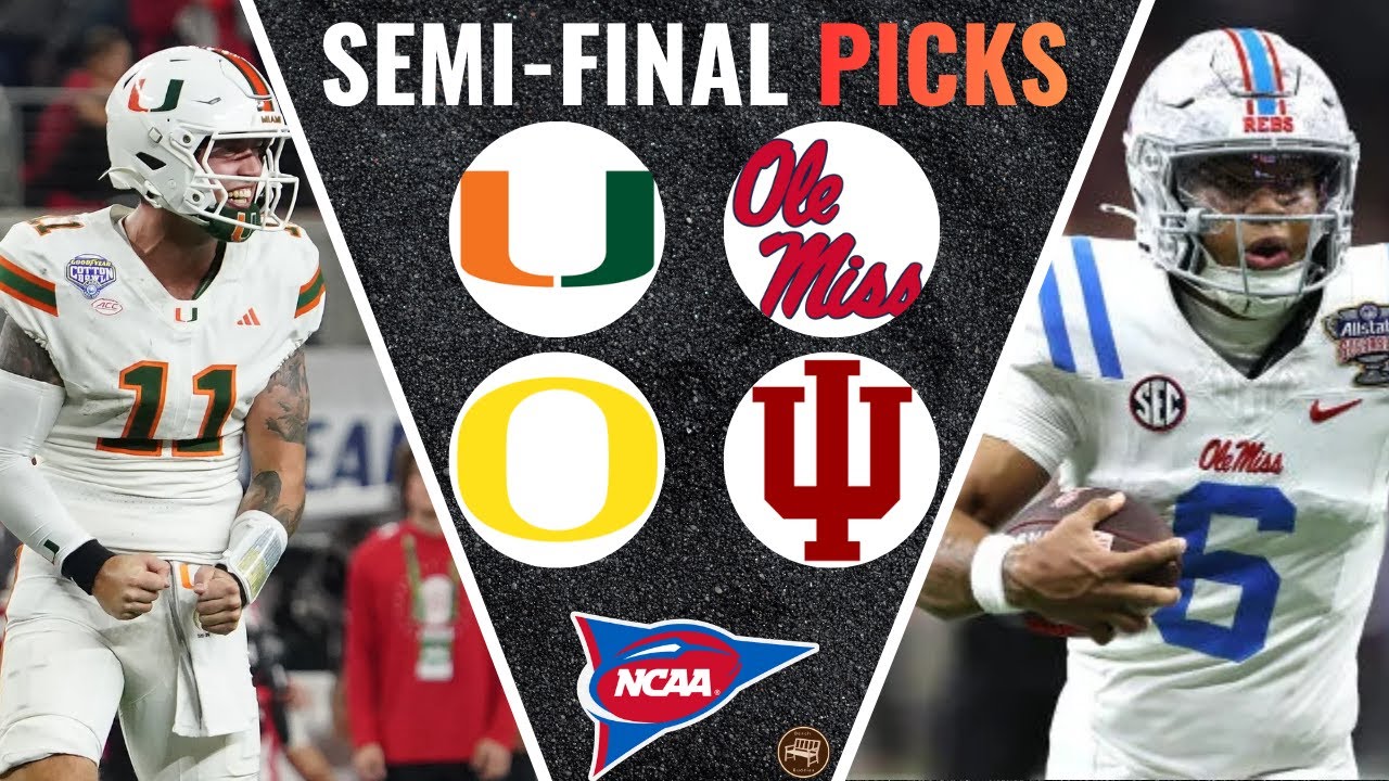 College Football Week 20 (CFP Semi-Final) Predictions // 2025