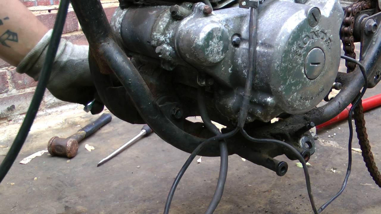 Motorbike Restoration Projects Episode 7 Engine removal YouTube