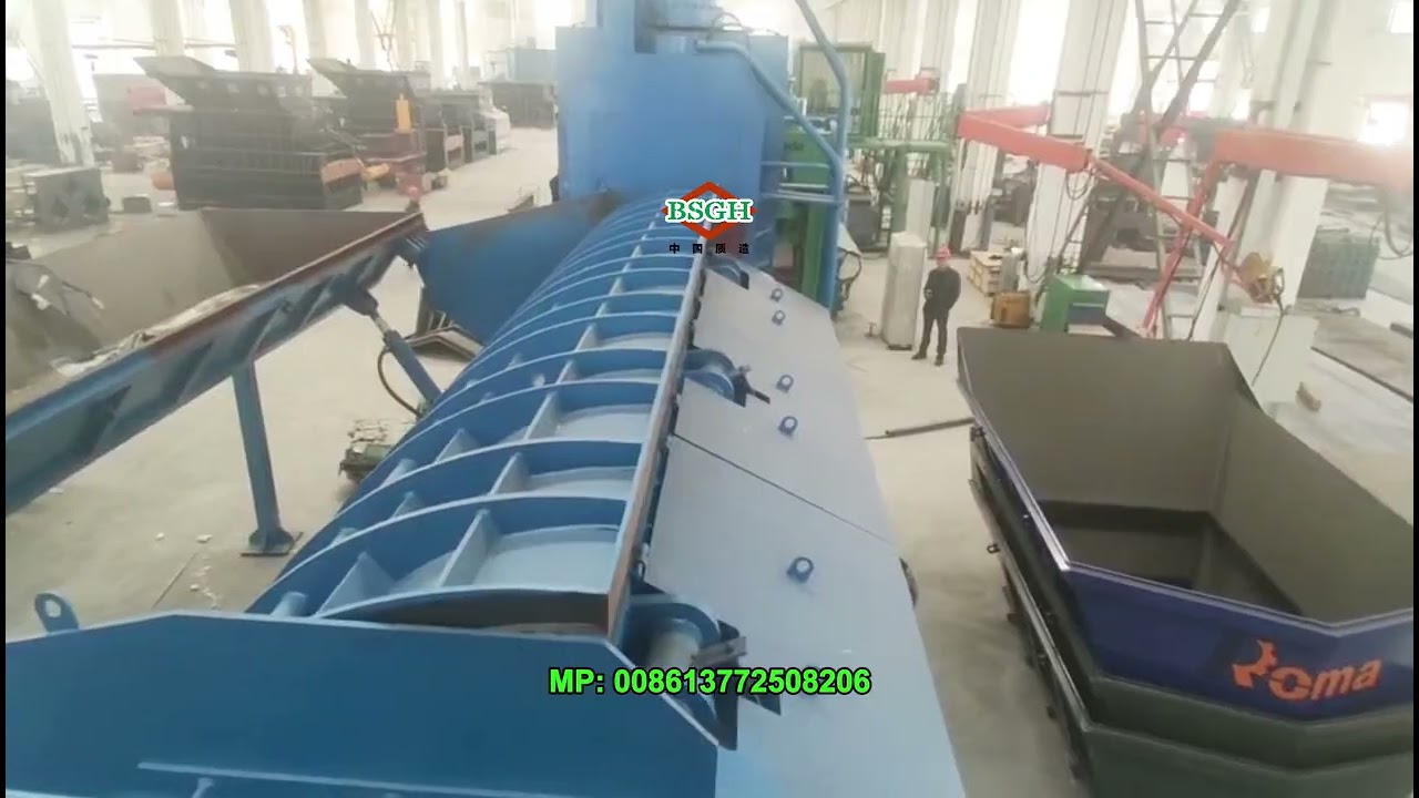High Output Scrap Metal Baler and Shear | 15~18T/h Shear Balers for Steel, Iron & Scrap Recycling
