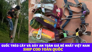 guốc trèo cây và dây đai an toàn giá rẻ nhất cả nước