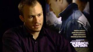 Heath Ledger Brokeback Mountain interview