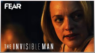 Escaping The Invisible Man opening Scene The Invisible Man 2020 Fear