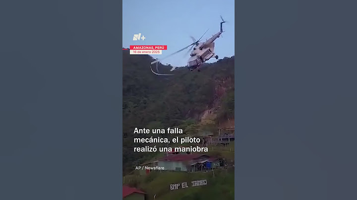 Maniobra heroica: Piloto salva a pasajeros cuando helicóptero se desplomó - N+ #Shorts