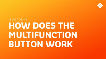 i3ACADEMY┃i3TOUCH X-ONE multifunction button