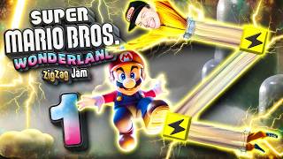SUPER MARIO BROS: WONDER ZIGZAG JAM ⚡ #1: Wonderland Zigzag Level!