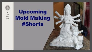 upcoming mold making Goddess durga/ Durga sculpture mold/ #shorts