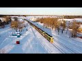 Тепловозы ТЭМ18-193+202 на ст. Вайвара / TEM18-193+202 at Vaivara station