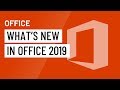 What's New in Office 2019