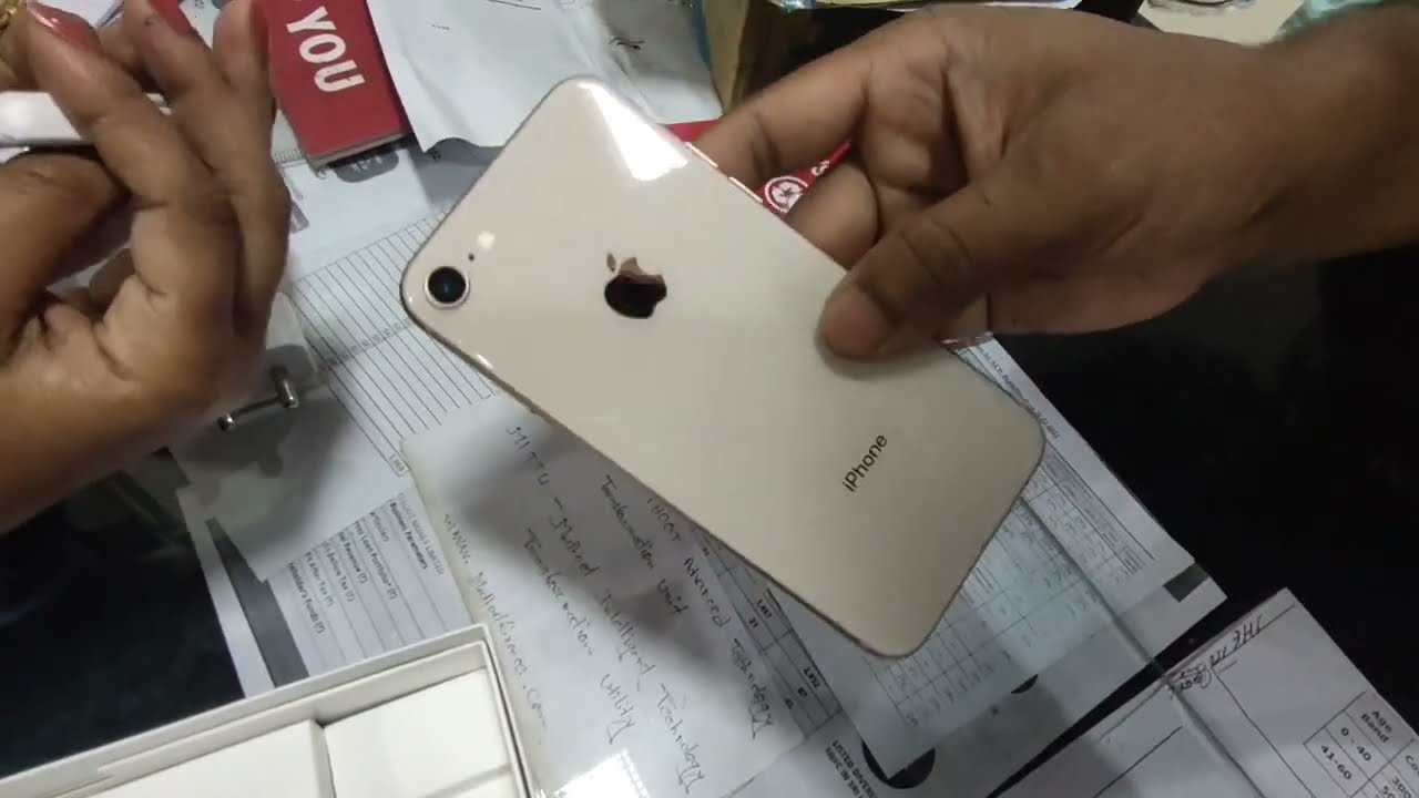 iPhone 8 unboxing refurbished Flipkart 2gud gold 64gb YouTube