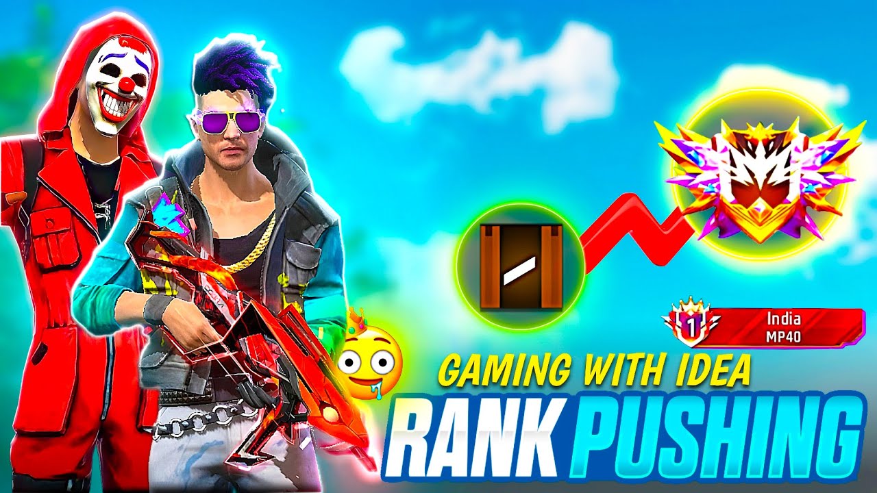 TEAMCODE BR RANK PUSH FREE FIRE | BR RANK PUSH LIVE | GAMING WITH IDEA ...