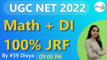 Live-09:00 PM #39 UGC NET Class 2022 | UGC NET Math class | NET paper 1st Class | UGC NET 2022