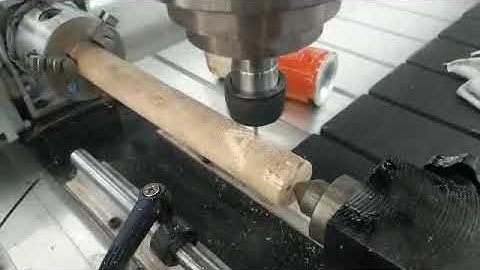 test video of cnc router machine AKG1212 with rotary device