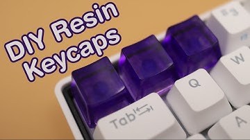 First Time Making Custom Resin Keycaps