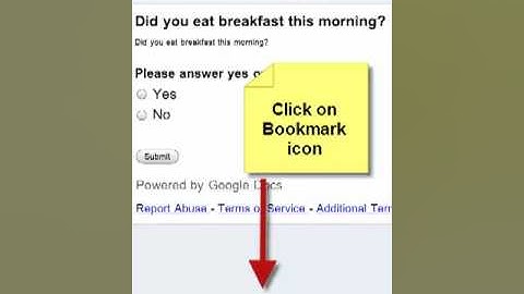 Adding a quick link to Google Forms on the iPhone, iPod Touch, and iPad