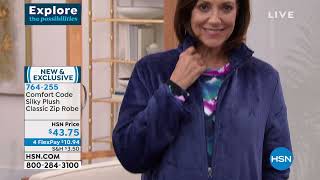 Comfort Code Silky Plush Classic Zip Robe screenshot 5