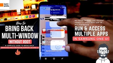 Get Samsung One UI Multi Window in S8, S9, S10, Note 8, Note 9, A8, A7 | Multi Window Pie