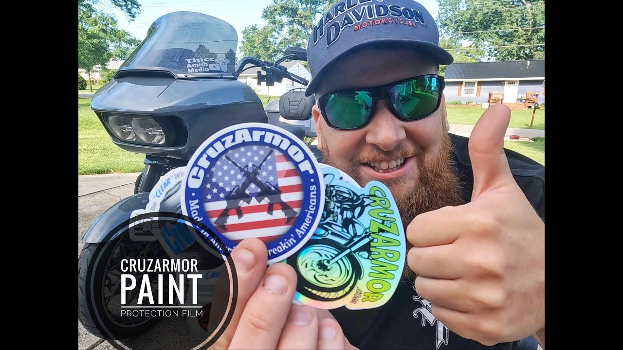 CruzArmor! Bye bye black pitted forks. Paint protection film for you bike!