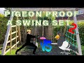 Man vs Pigeon Part 2 - The Next Level - Spikes on top of Swing Set