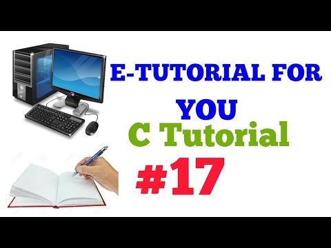 C Tutorial #17 scope and rules