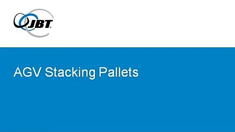 Automatic Guided Vehicle (AGV) Stacking Pallets