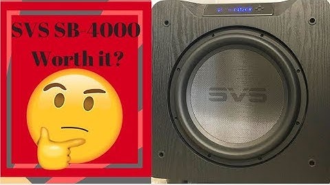 SVS SB-4000 & SVS SoundPath Subwoofer Isolation System