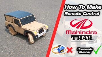 How To Make RC Mahindra Thar