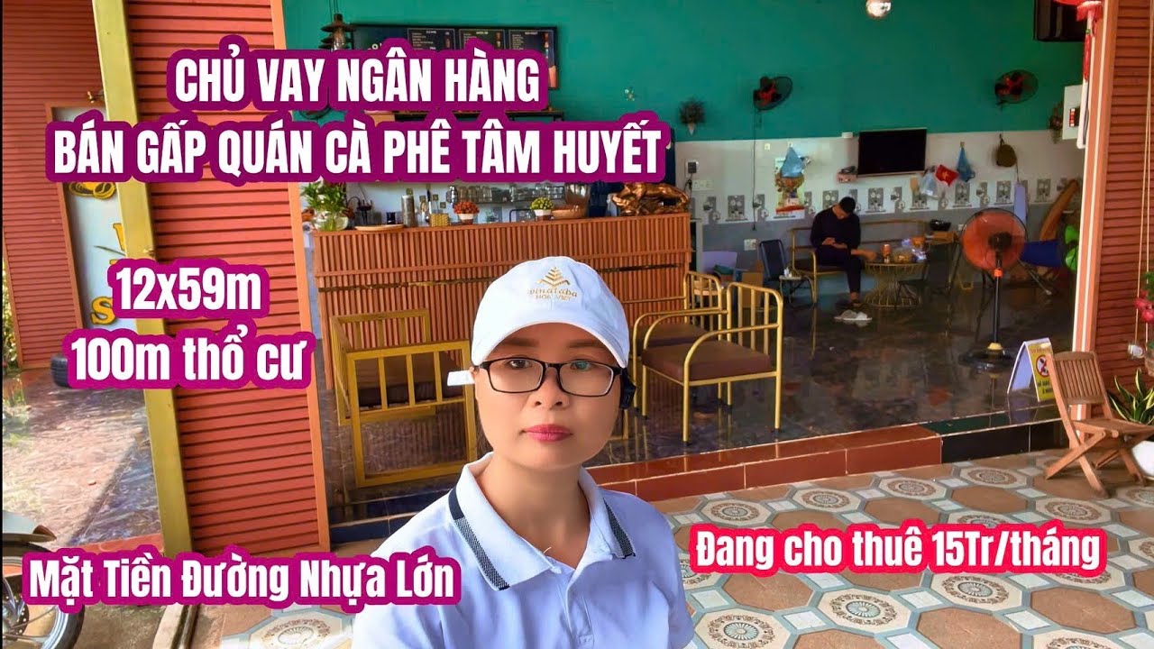 Chủ Nợ Nhiều Quá Bán Gấp Quán Cà Phê Tâm Huyết. Cách TP Hồ Chí Minh 45 Km.
