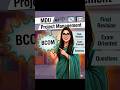 Project Management Final Revision 2026 | Most Important Exam Questions | B.Com 4th Sem MDU #shorts